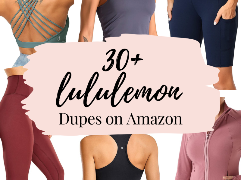 Lululemon Activewear Dupes on Amazon